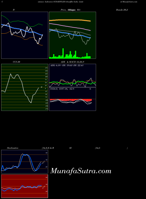 Schaeffler India indicators chart 