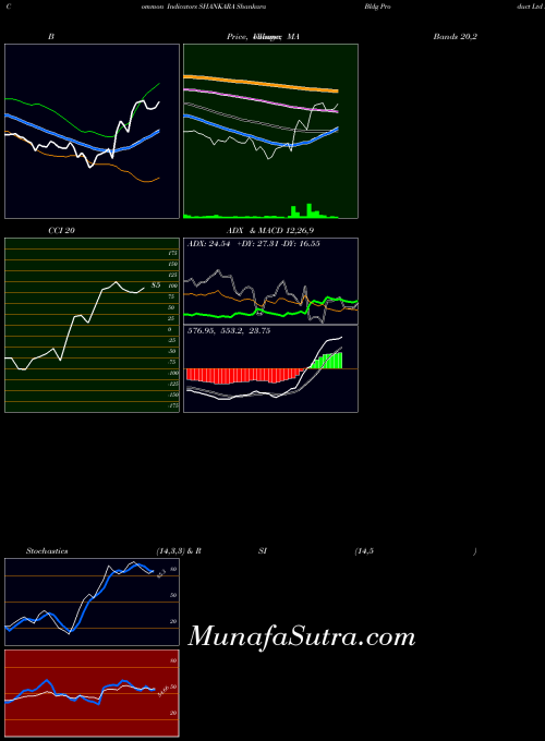 Shankara Bldg indicators chart 