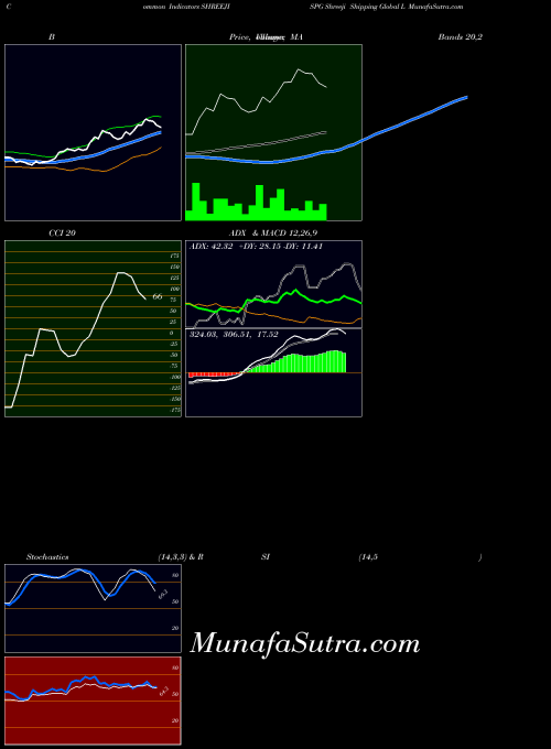 Shreeji Shipping indicators chart 