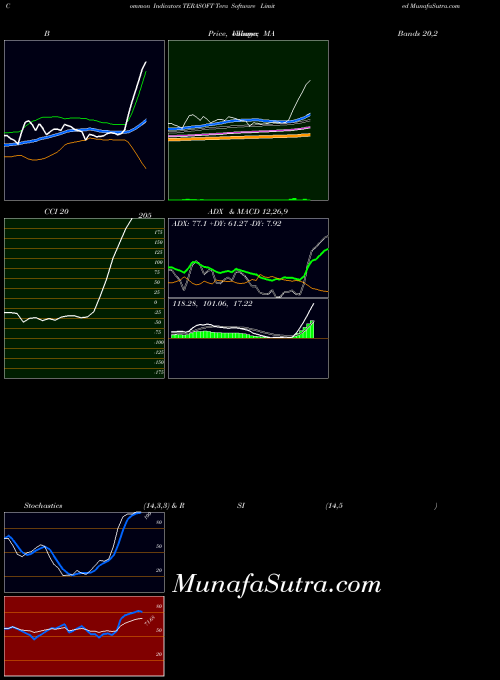 Tera Software indicators chart 