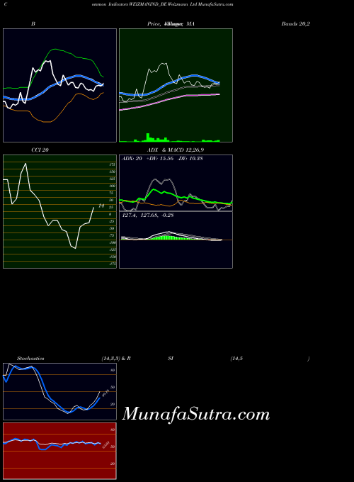 Weizmann indicators chart 