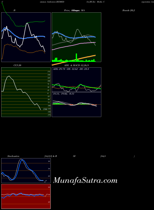 Zee Media indicators chart 