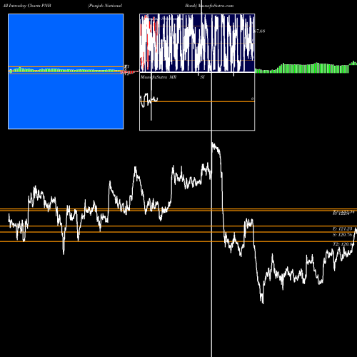 Punjab National intraday chart PNB intra day chart
