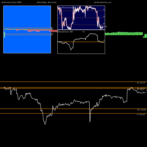 Vishal Mega intraday chart VMM intra day chart