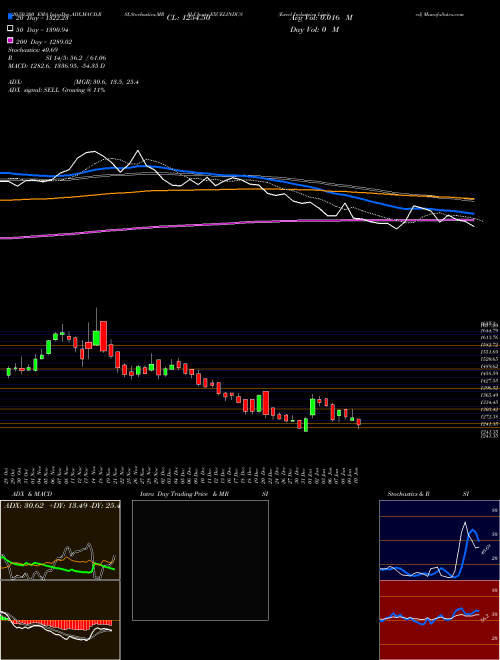 Excel Industries Limited EXCELINDUS Support Resistance charts Excel Industries Limited EXCELINDUS NSE