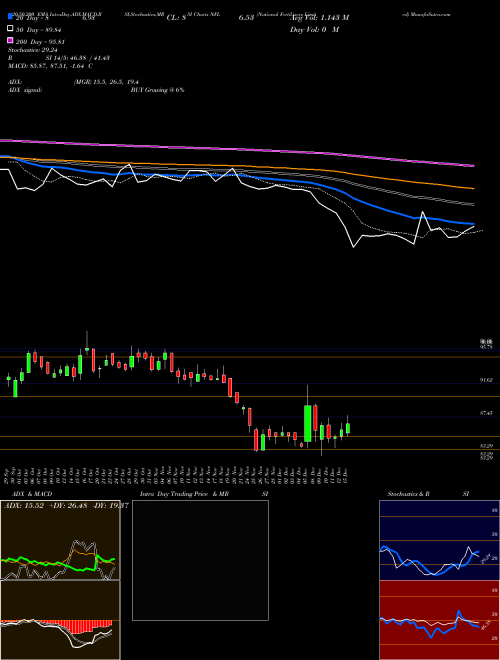 National Fertilizers Limited NFL Support Resistance charts National Fertilizers Limited NFL NSE