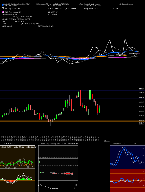 Tata Chemicals Limited TATACHEM Support Resistance charts Tata Chemicals Limited TATACHEM NSE