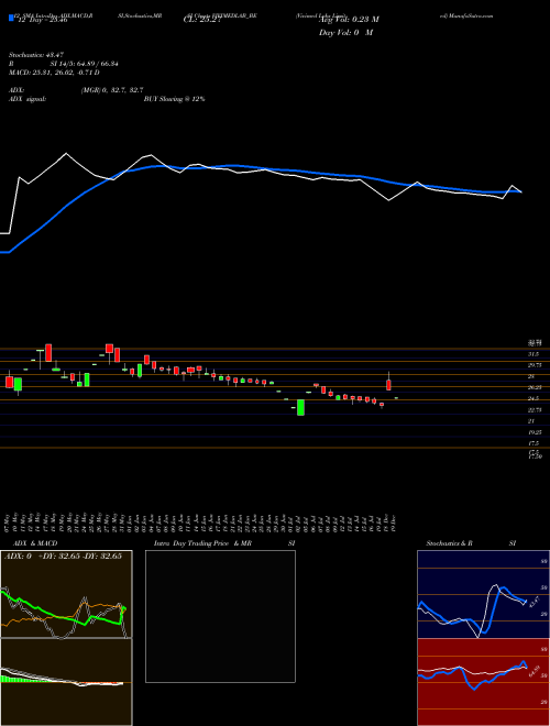 Chart Vivimed Labs (VIVIMEDLAB_BE)  Technical (Analysis) Reports Vivimed Labs [