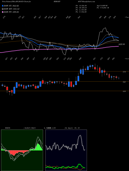 Munafa Berger Paints (I) Limited (BERGEPAINT) stock tips, volume analysis, indicator analysis [intraday, positional] for today and tomorrow