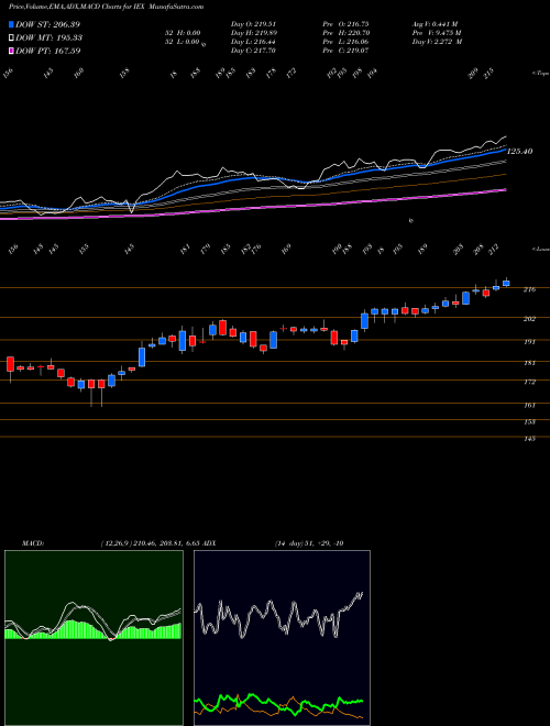 MACD charts various settings share IEX Indian Energy Exc Ltd NSE Stock exchange 