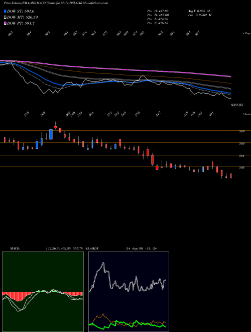 Munafa Magadh Sugar & Energy Ltd (MAGADSUGAR) stock tips, volume analysis, indicator analysis [intraday, positional] for today and tomorrow