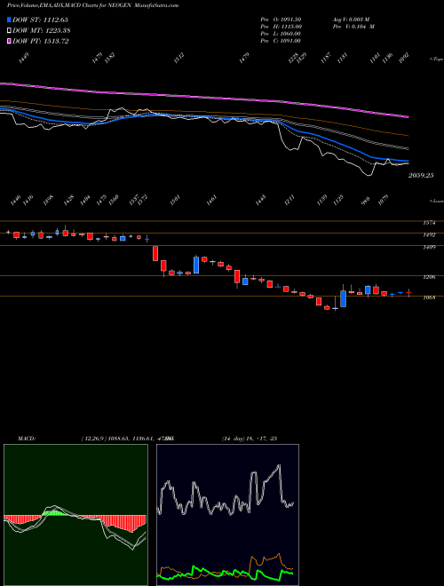 Munafa Neogen Chemicals Limited (NEOGEN) stock tips, volume analysis, indicator analysis [intraday, positional] for today and tomorrow