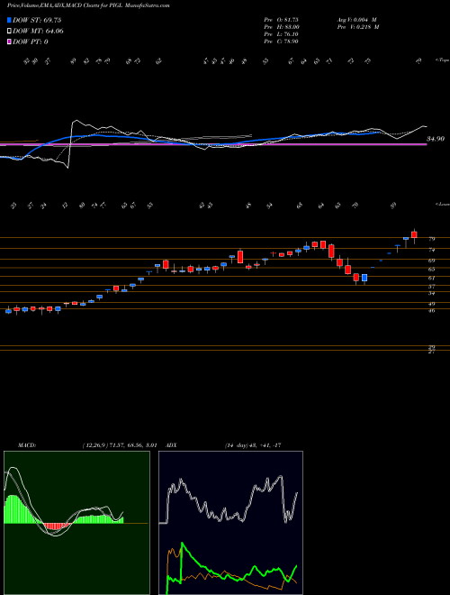 MACD charts various settings share PIGL Power Instrument (g) Ltd NSE Stock exchange 