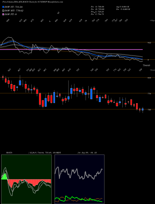 Munafa Sundrop Brands Limited (SUNDROP) stock tips, volume analysis, indicator analysis [intraday, positional] for today and tomorrow