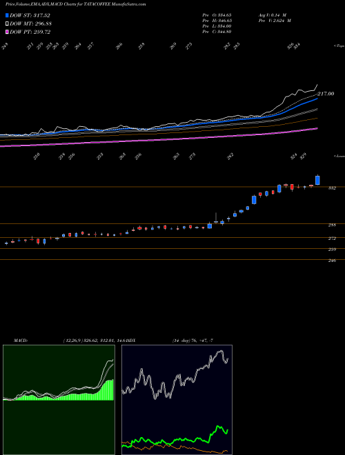 Munafa Tata Coffee Limited (TATACOFFEE) stock tips, volume analysis, indicator analysis [intraday, positional] for today and tomorrow