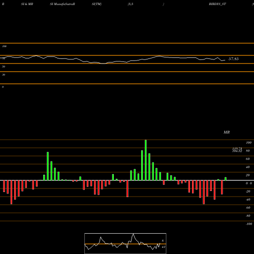 RSI & MRSI charts Grill Splendour Ser Ltd BIRDYS_ST share NSE Stock Exchange 