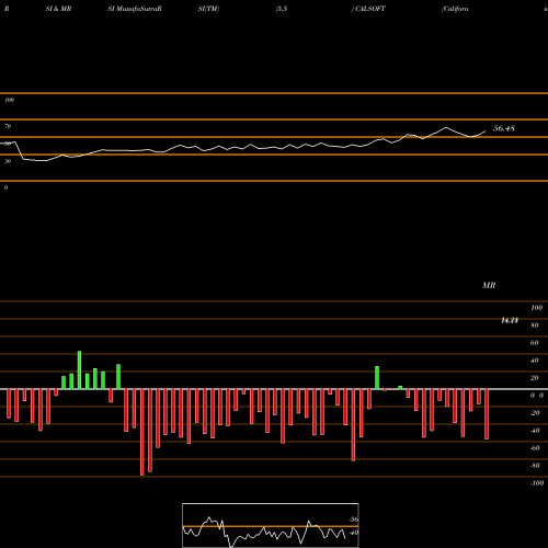 RSI & MRSI charts California Software Company Limited CALSOFT share NSE Stock Exchange 
