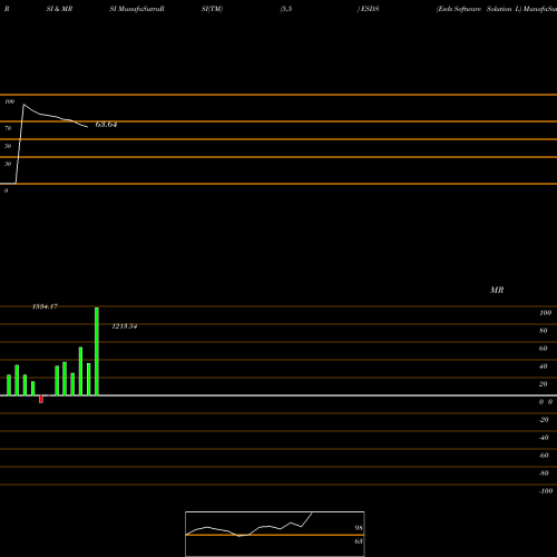 RSI & MRSI charts Esds Software Solution L ESDS share NSE Stock Exchange 