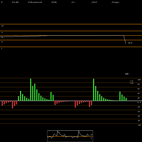 RSI & MRSI charts Northgate Com Tech Limited NGCT share NSE Stock Exchange 