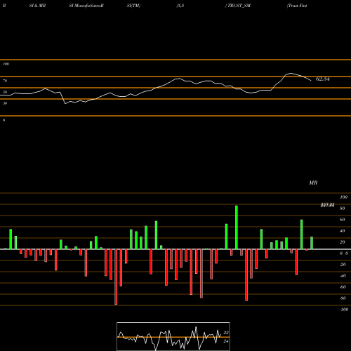 RSI & MRSI charts Trust Fintech Limited TRUST_SM share NSE Stock Exchange 