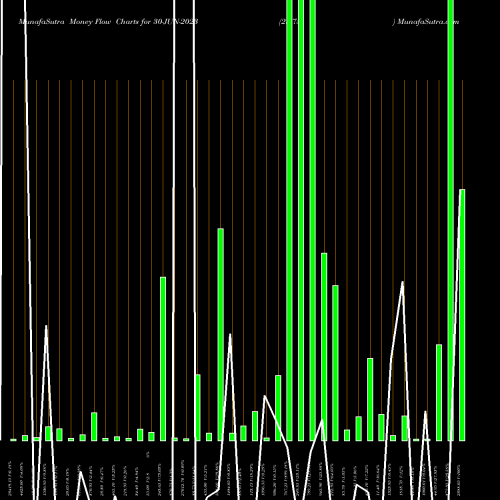 Money Flow charts share 30-JUN-2023 23.75 NSE Stock exchange 