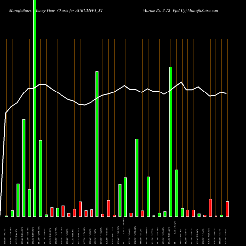 Money Flow charts share AURUMPP1_X1 Aurum Rs. 3.12 Ppd Up NSE Stock exchange 