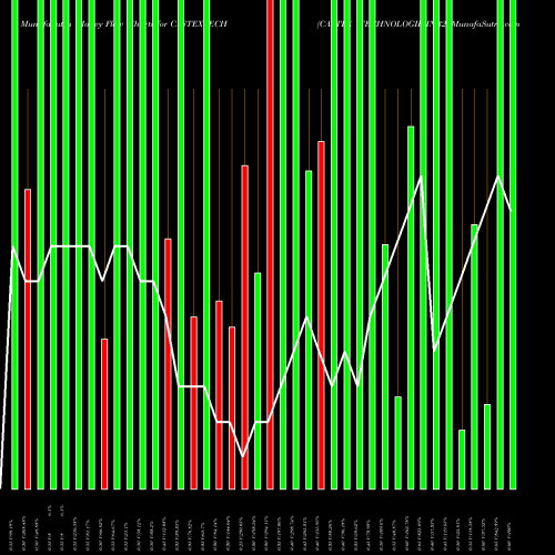 Money Flow charts share CASTEXTECH CASTEX TECHNOLOGIE INR2 NSE Stock exchange 