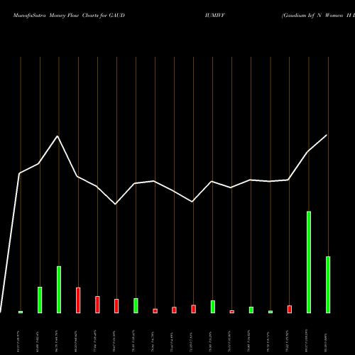 Money Flow charts share GAUDIUMIVF Gaudium Ivf N Women H L NSE Stock exchange 