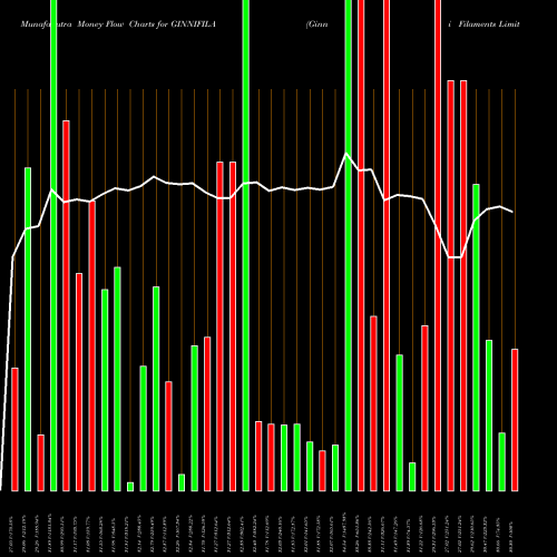 Money Flow charts share GINNIFILA Ginni Filaments Limited NSE Stock exchange 