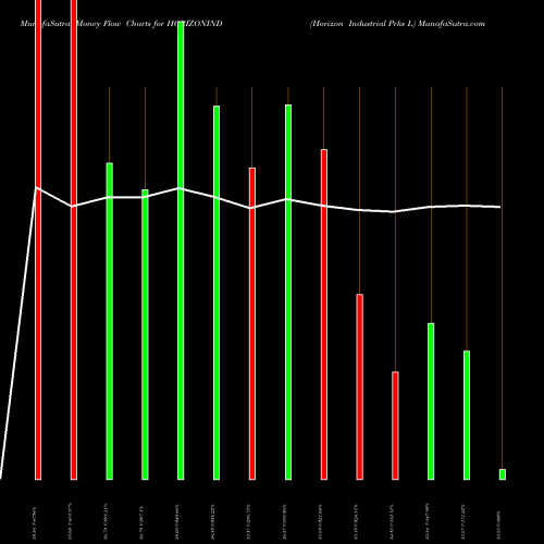 Money Flow charts share HORIZONIND Horizon Industrial Prks L NSE Stock exchange 