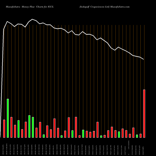 Money Flow charts share IGCL Indogulf Cropsciences Ltd NSE Stock exchange 
