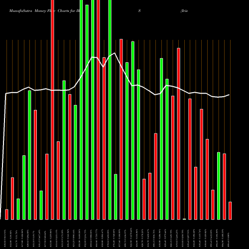 Money Flow charts share IRIS Iris Business Serv Ltd NSE Stock exchange 
