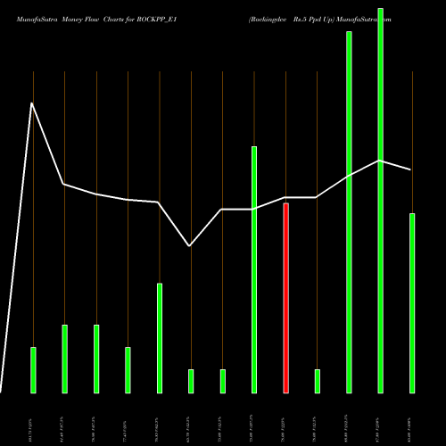 Money Flow charts share ROCKPP_E1 Rockingdce Rs.5 Ppd Up NSE Stock exchange 