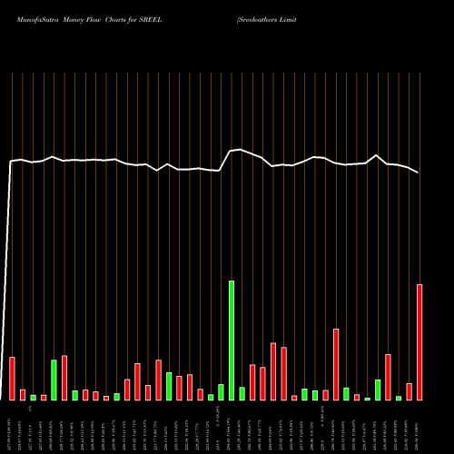 Money Flow charts share SREEL Sreeleathers Limited NSE Stock exchange 