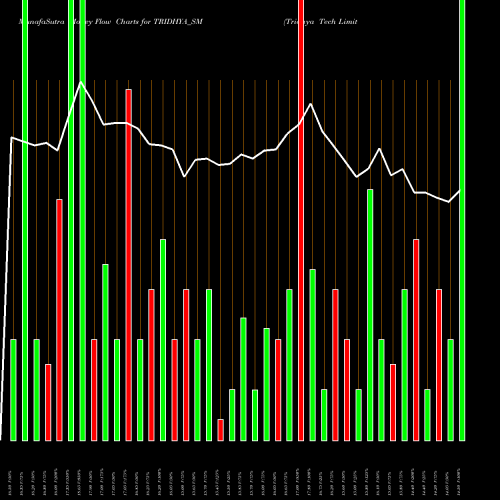 Money Flow charts share TRIDHYA_SM Tridhya Tech Limited NSE Stock exchange 