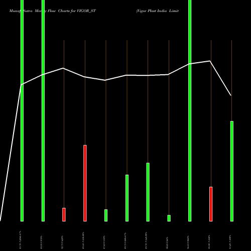 Money Flow charts share VIGOR_ST Vigor Plast India Limited NSE Stock exchange 