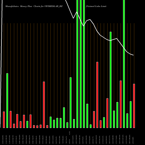 Money Flow charts share VIVIMEDLAB_BZ Vivimed Labs Limited NSE Stock exchange 