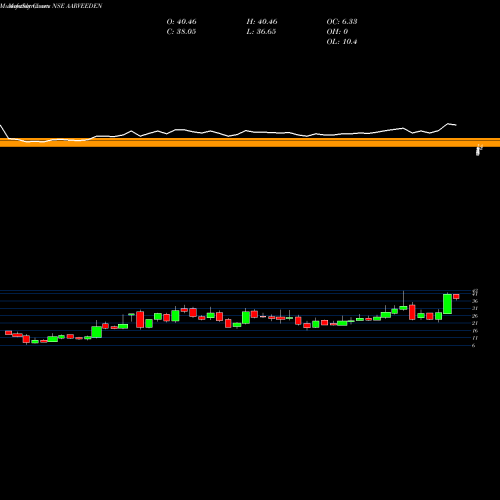 Monthly charts share AARVEEDEN Aarvee Denims & Exports Limited NSE Stock exchange 