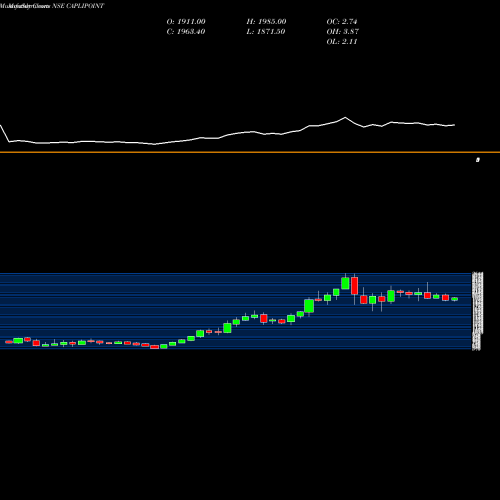 Monthly charts share CAPLIPOINT Caplin Point Laboratories Limited NSE Stock exchange 