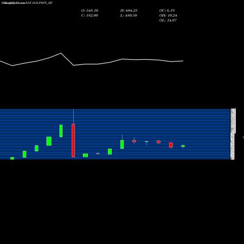 Monthly charts share DOLPHIN_BE Dolphin Off Ent (ind) L NSE Stock exchange 