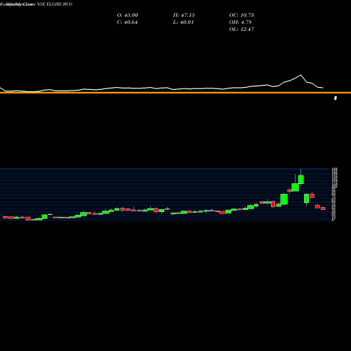 Monthly charts share ELGIRUBCO Elgi Rubber Company Limited NSE Stock exchange 