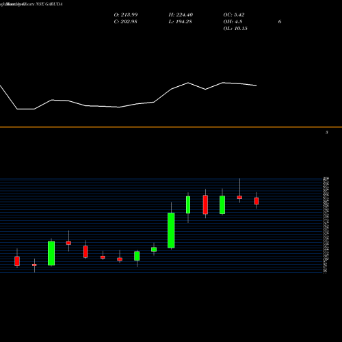 Monthly charts share GARUDA Garuda Construct N Eng L NSE Stock exchange 