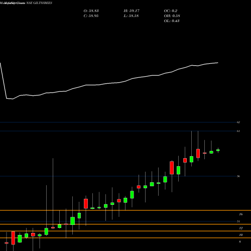 Monthly charts share GILT5YBEES Relcapamc - Netfgilt5y NSE Stock exchange 