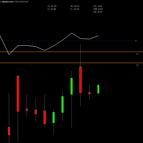 Monthly charts share GOLDCASE Zerodhaamc - Goldcase NSE Stock exchange 