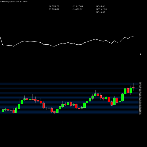 Monthly charts share IGARASHI Igarashi Motors India Limited NSE Stock exchange 