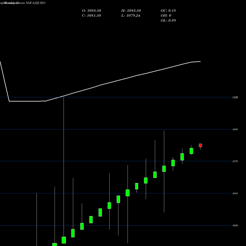 Monthly charts share LIQUID1 Kotakmamc - Kotakliq NSE Stock exchange 