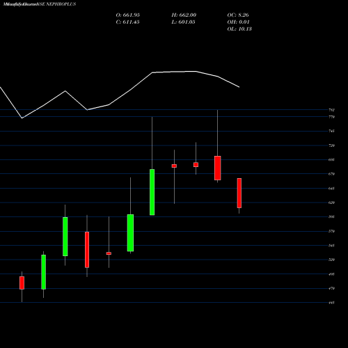 Monthly charts share NEPHROPLUS Nephrocare Health Serv L NSE Stock exchange 