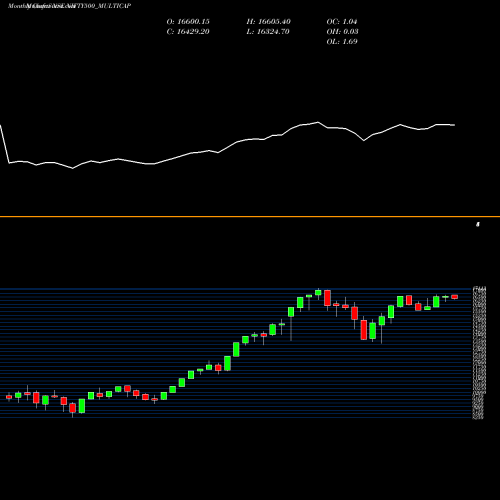 Monthly charts share NIFTY500_MULTICAP Nifty500 Multicap NSE Stock exchange 