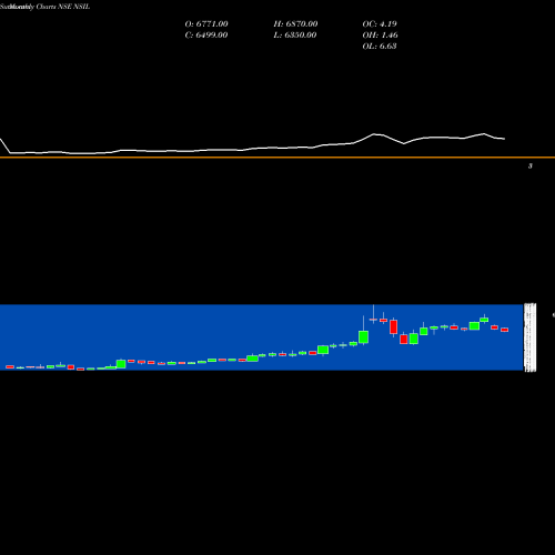 Monthly charts share NSIL Nalwa Sons Investments Limited NSE Stock exchange 