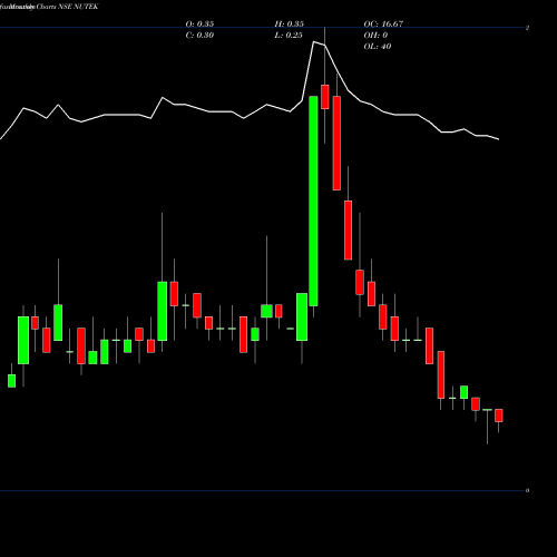 Monthly charts share NUTEK Nu Tek India Limited NSE Stock exchange 